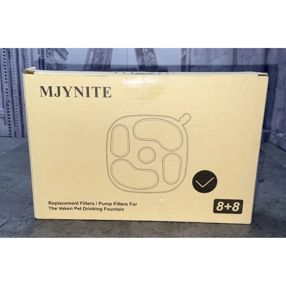 MJYNITE Replacement Filter/Pump Filters For Veken Pet Drinking Fountain 8+8